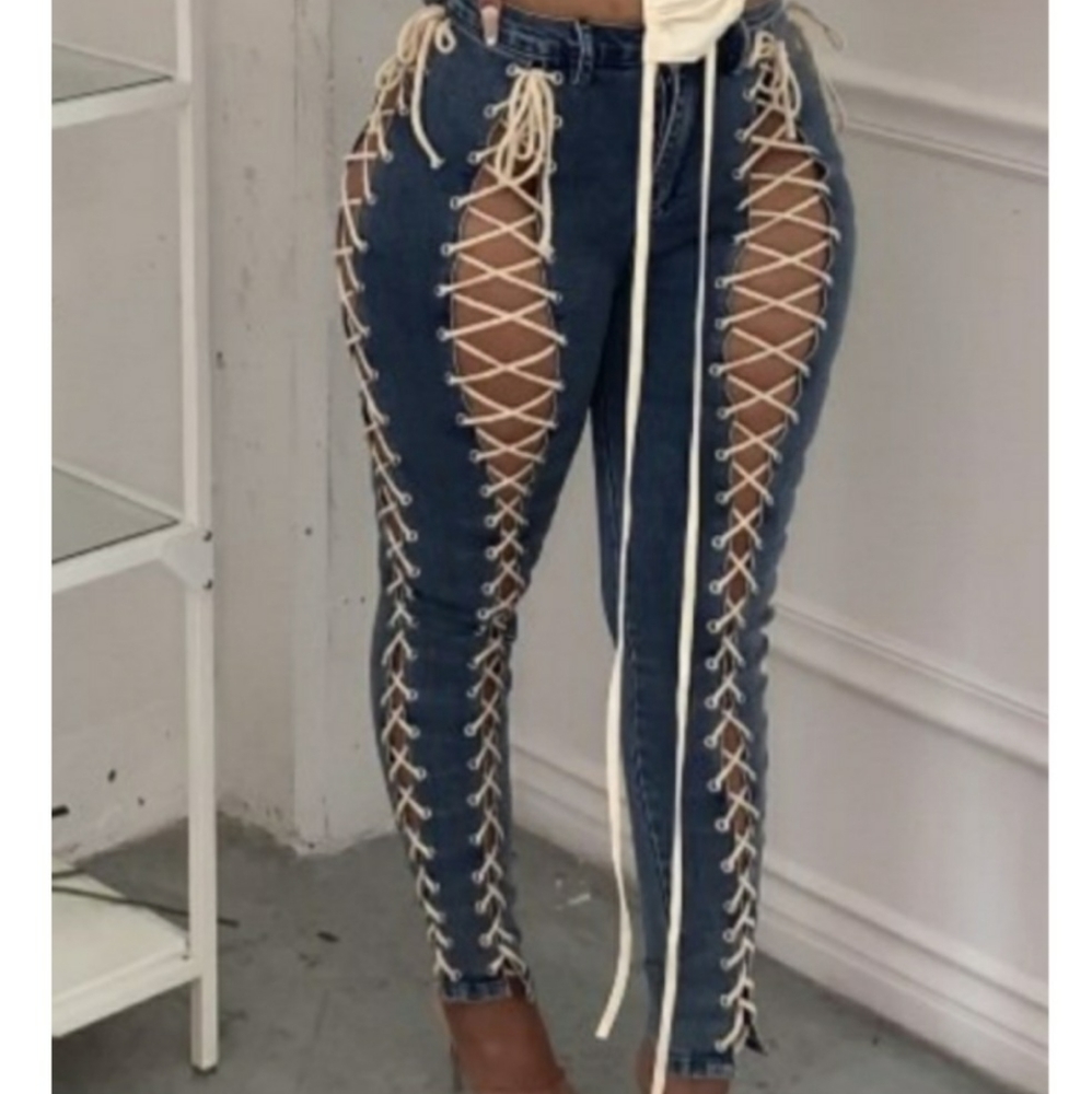 Sexy Laced jeans